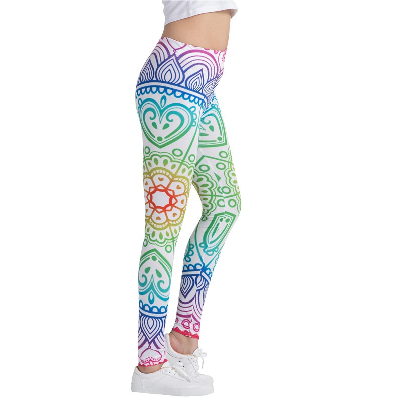 Women's Yoga Leggings Art Deco print Yoga pants for women